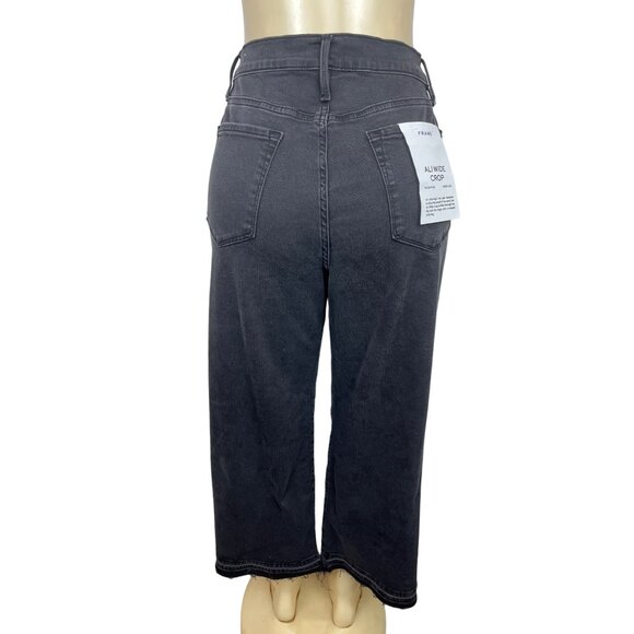 Frame Women's Gray Mid Rise Flared Jeans Sz 32 - NWT - Picture 4 of 8